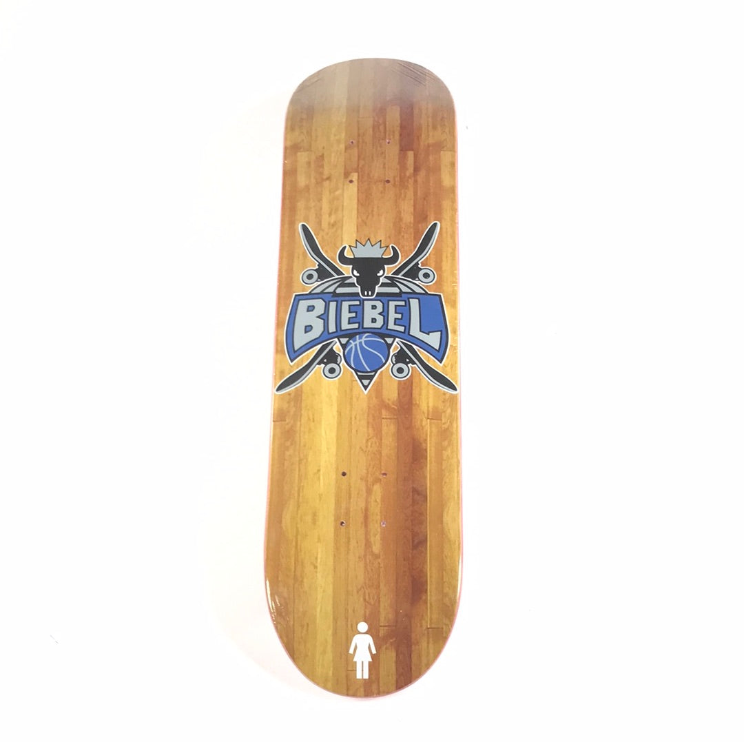 Girl Brandon Biebel Bull Wood Grain 7.75 Skateboard Deck – Long