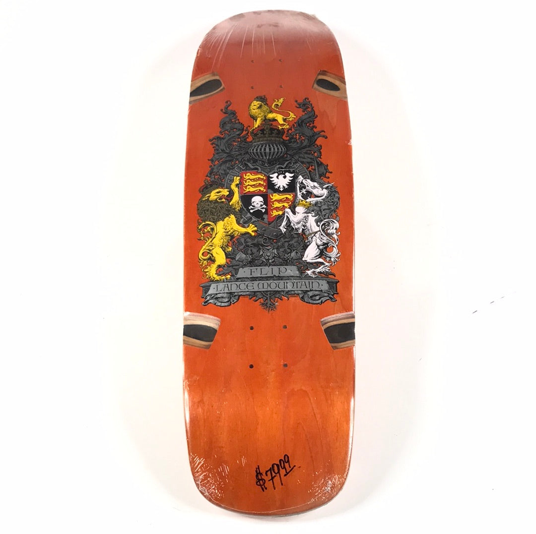 Flip Lance Mountain Family Crest Orange 9.3" Skateboard Deck