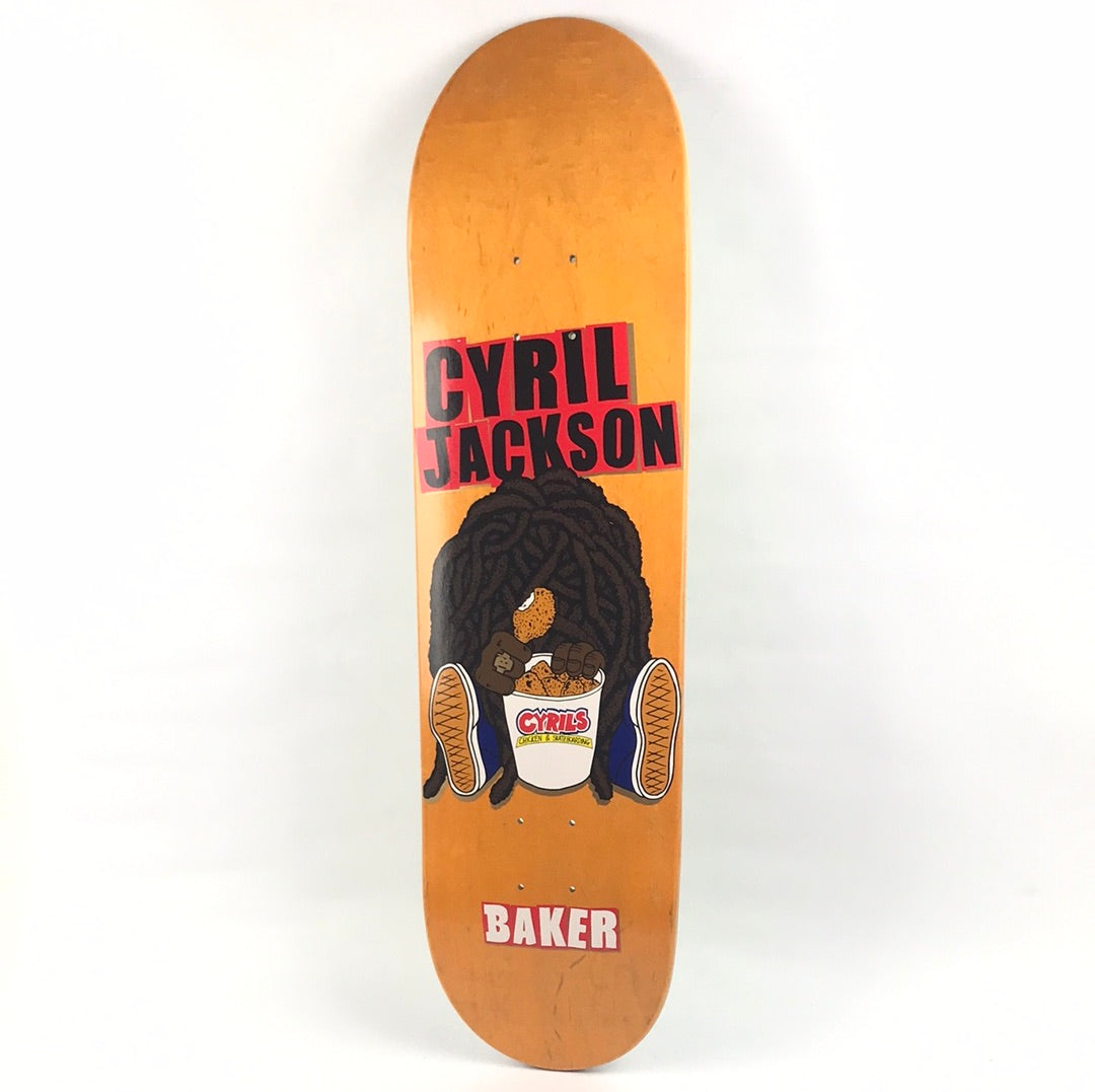 Baker Cyril Jackson Weetos デッキ 8.0インチ Baker Cyril Jackson Chicken & Skateboarding Orange 8.38