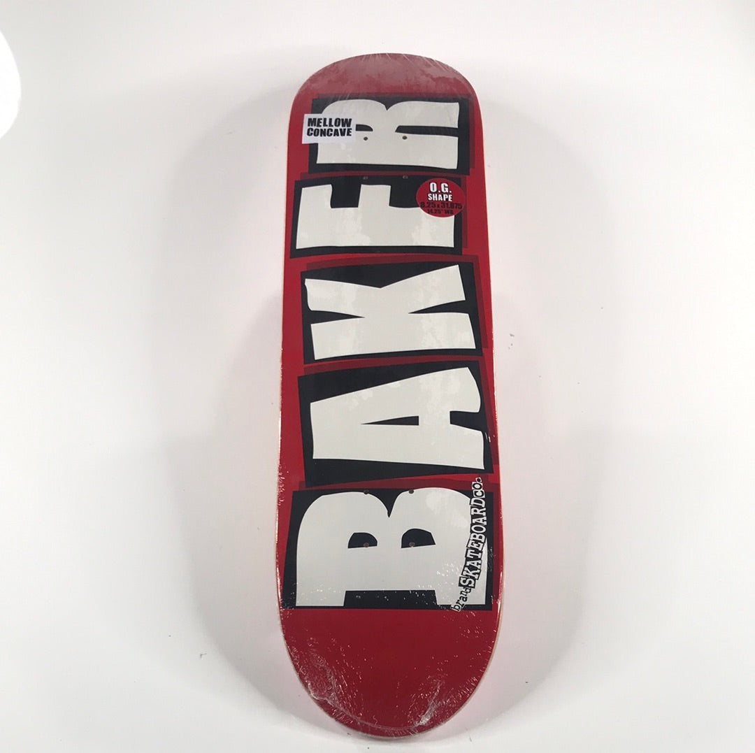 Baker Team Brand Logo Red 7.8 