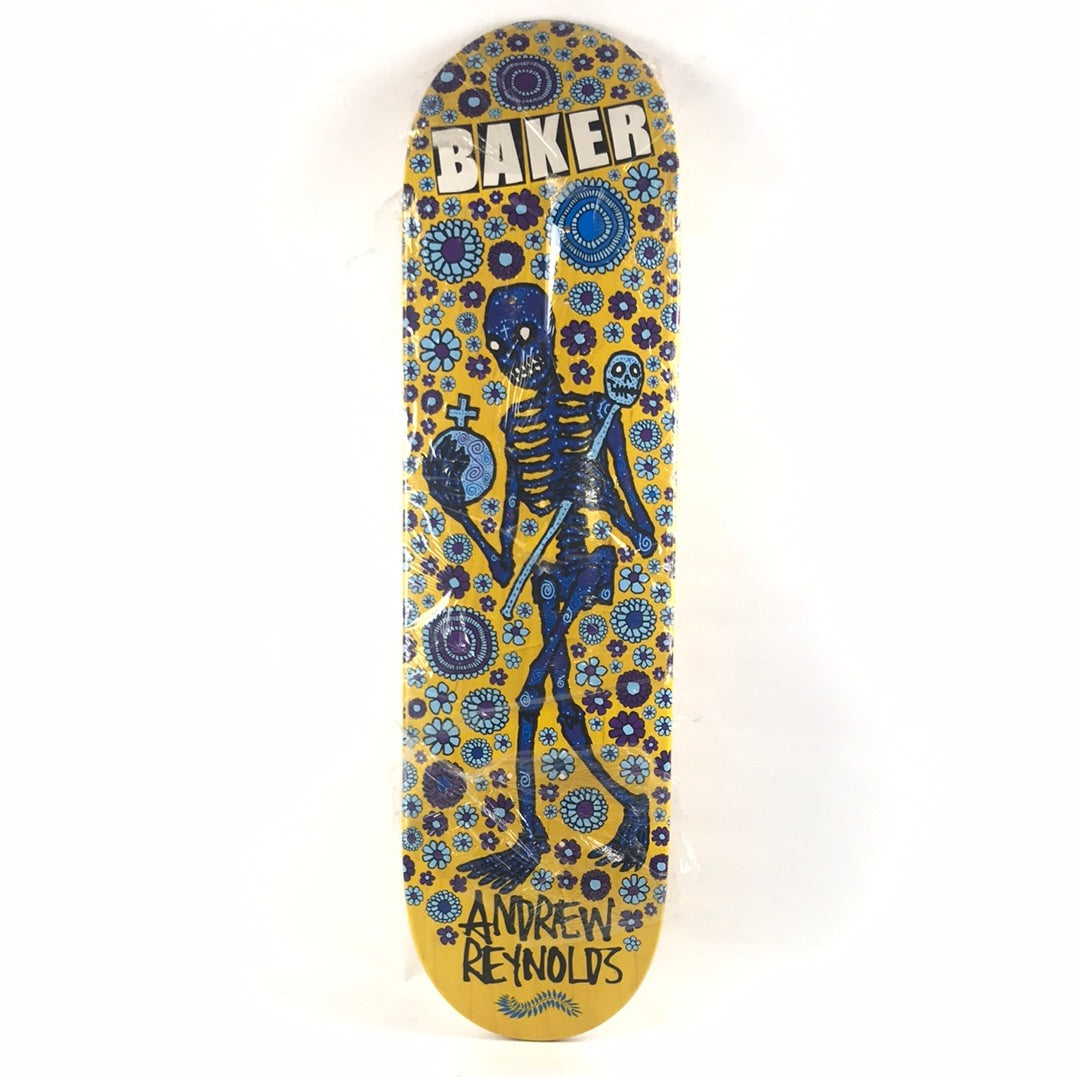 Baker Andrew Reynolds Flower Skeleton Yellow/Blue 8.3