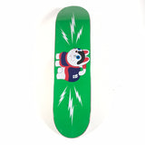 917 Team Lucky Cat Green 7.75' Skateboard deck