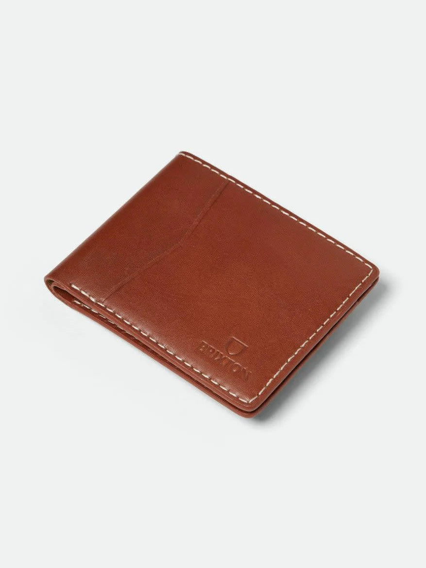 Brixton Traditional Brown Leather Wallet