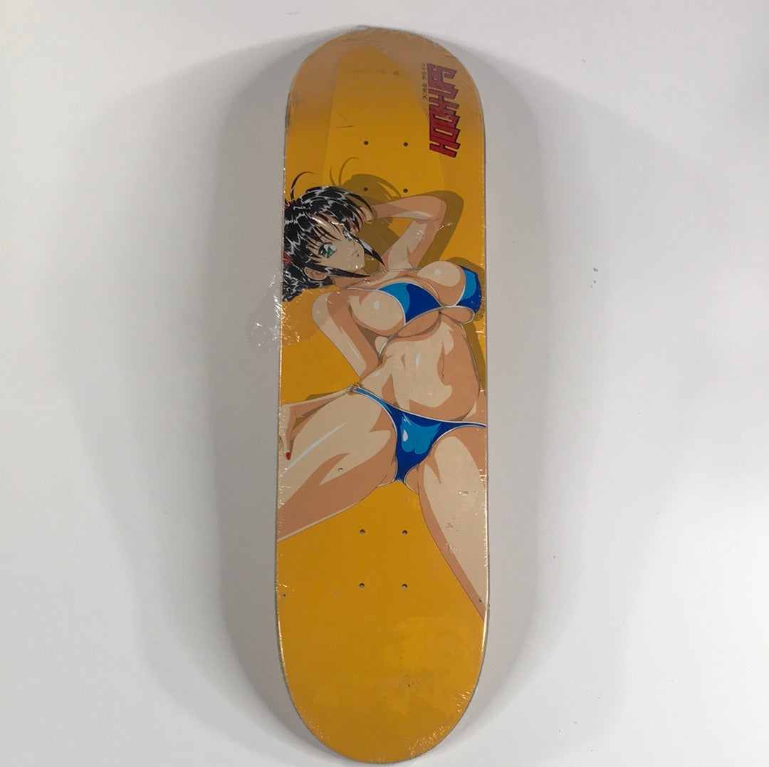 Hook-Ups Work-out girl Yellow 8.25 Skateboard Deck