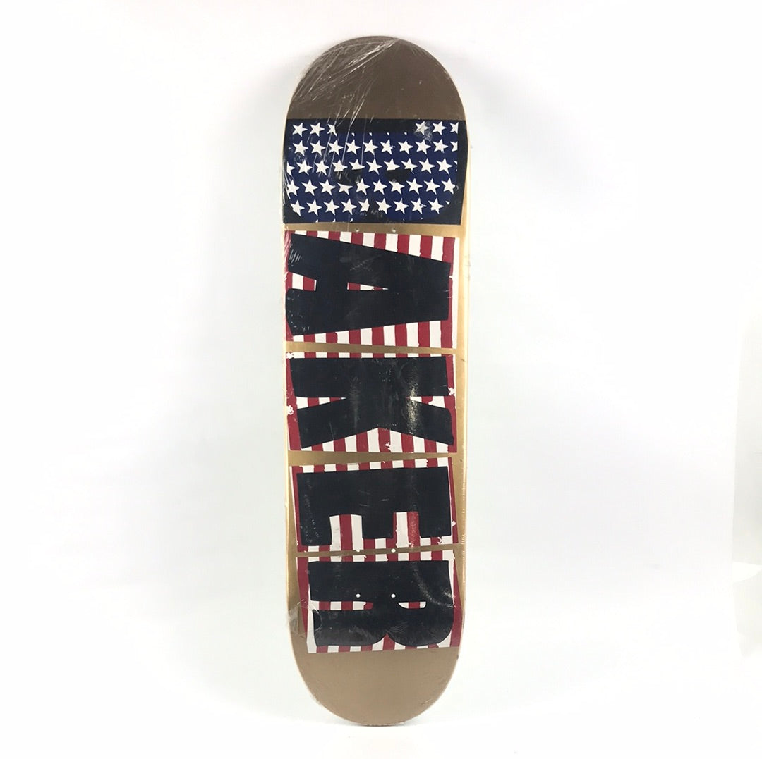 Baker Team Patriotic Gold 8.5'' Skateboard Deck