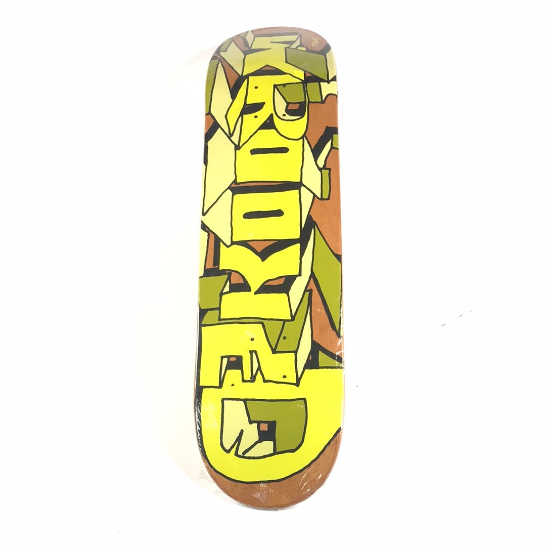Krooked Team Squared Yellow 7.5 Skateboard Deck – Long Beach Skate Co
