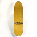 Stereo Danny Supa Hi Fidelity Shepard Fairey Obey Record Black/Yellow 7.5" Skateboard Deck