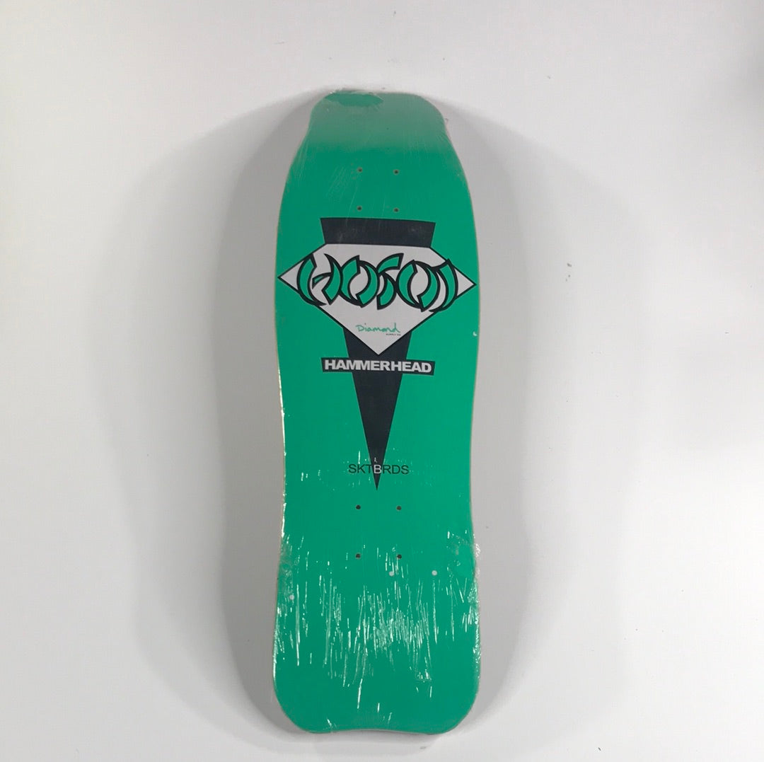 Hosoi Hosoi/Diamond Hammerhead Teal 9.0 Skateboard Deck – Long