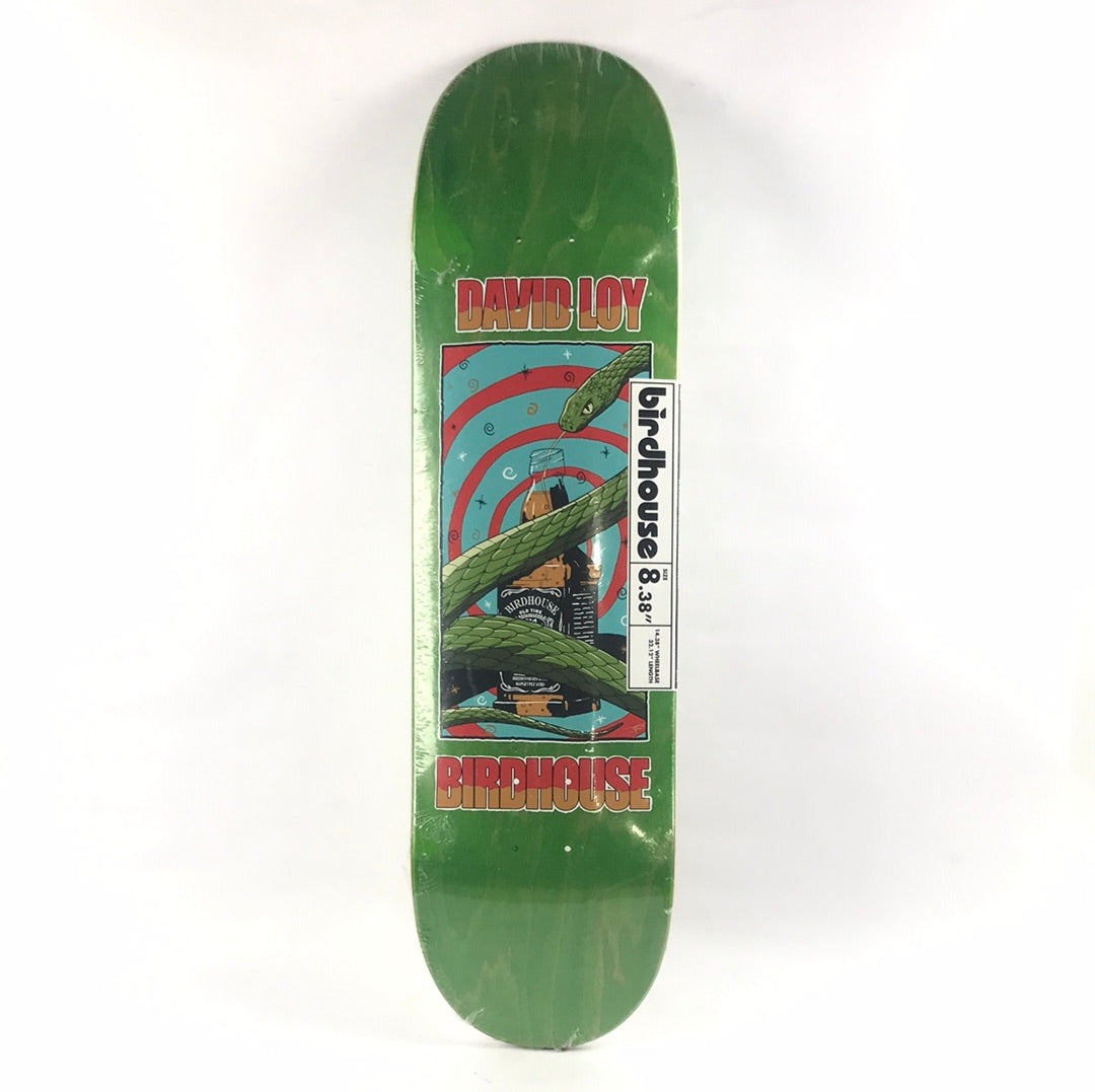 Birdhouse David Loy Snake Whiskey Green 8.38" Skateboard Deck