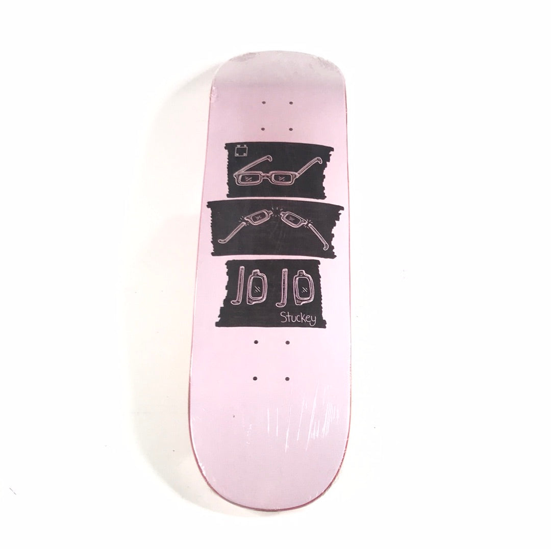 WKND Johan Stuckey Glasses Pink 8.25 Skateboard Deck