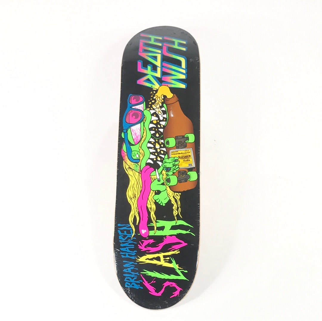 Deathwish Brian 'Slash' Hansen Black 8.38 Skateboard Deck – Long