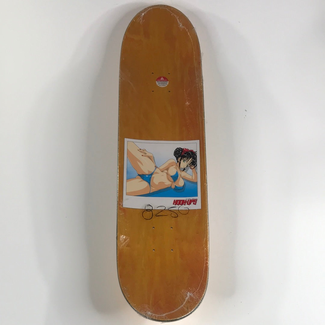 Hook-Ups Work-out girl Yellow 8.25 Skateboard Deck