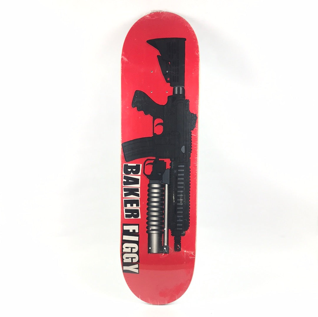 Baker Figgy AR-15 Red/Black 8.475'' Skateboard Deck – Long Beach