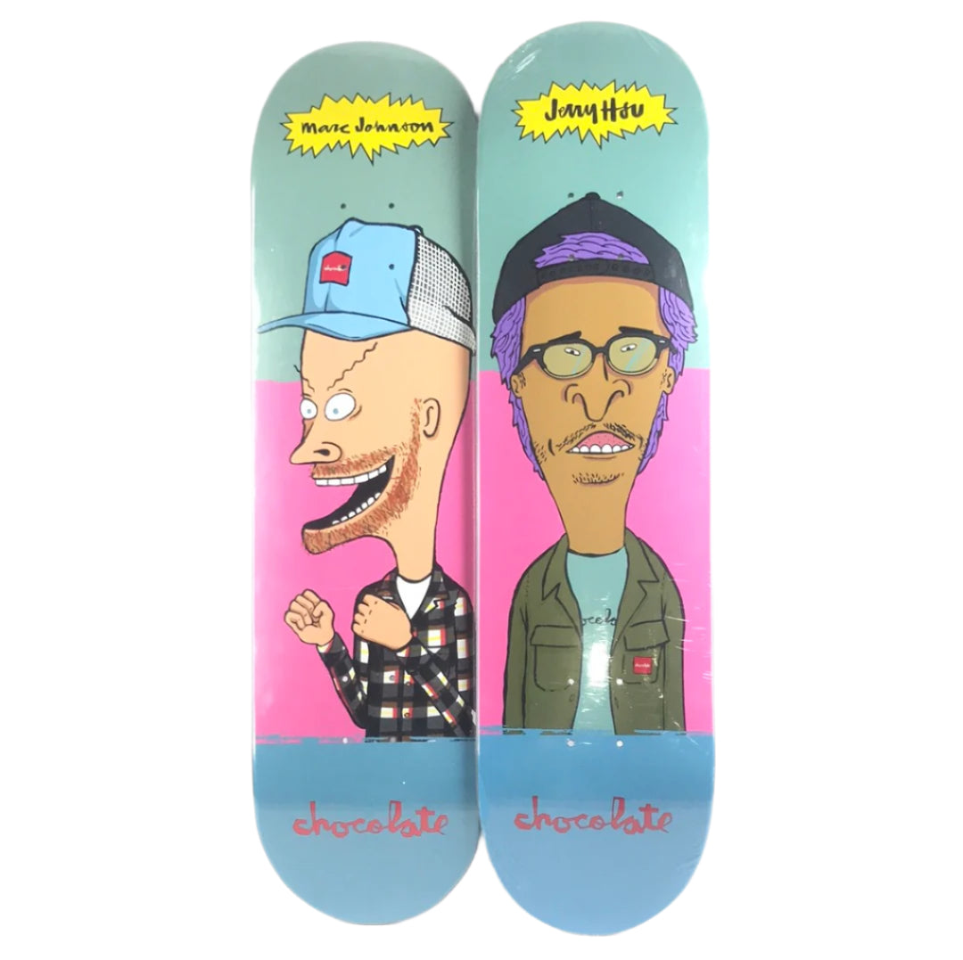 Chocolate Marc Johnson x Jerry Hsu Beavis and Multi 8.125" & 8.0" Skateboard Deck Skateboard