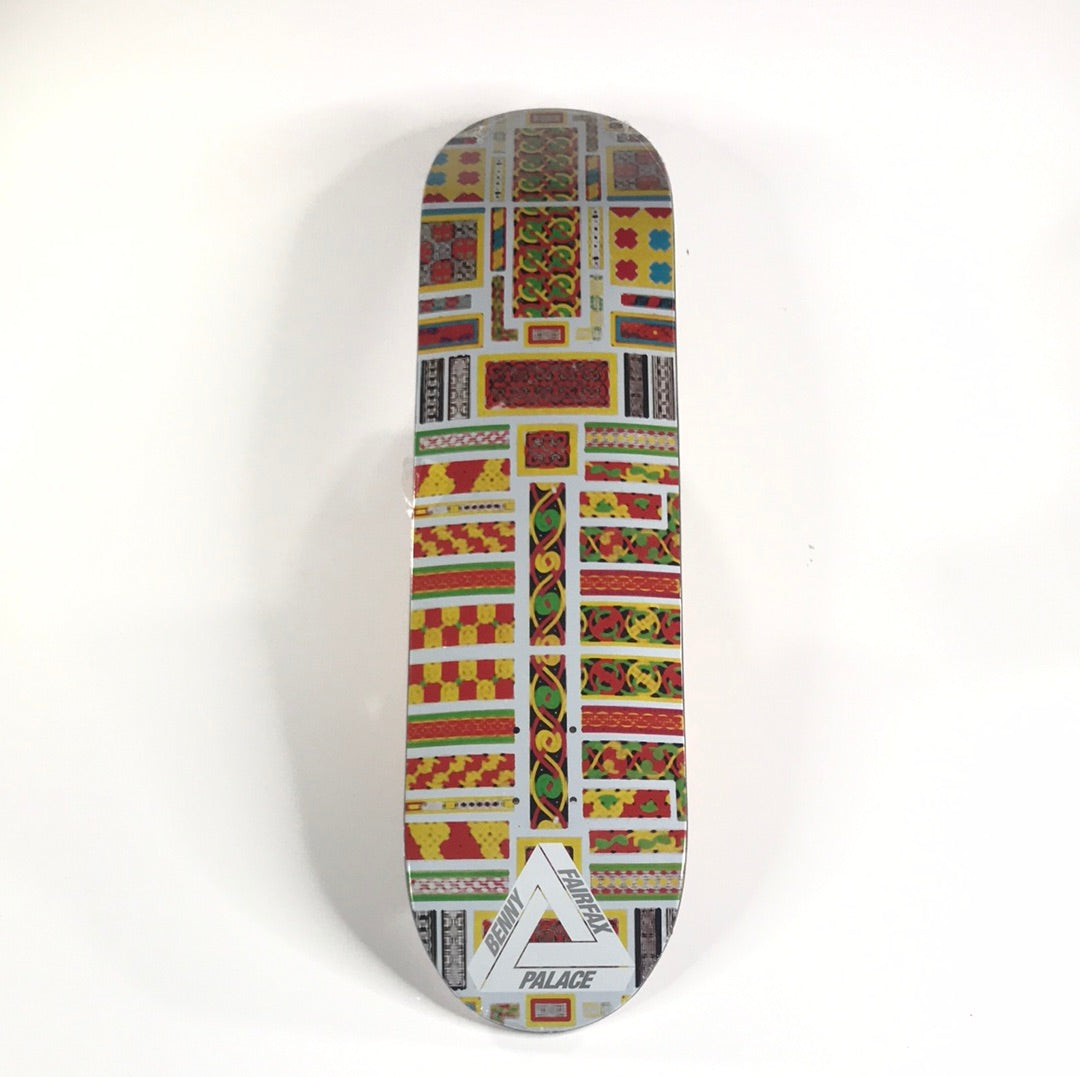 Palace Fairfax Art Collage White 8.06 Skateboard Deck