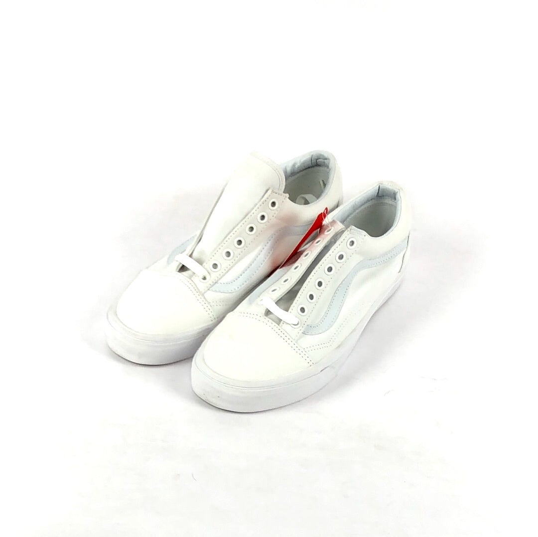 Vans Old Skool True White US Mens Size 9.5 B Grade – Long  display picture 1