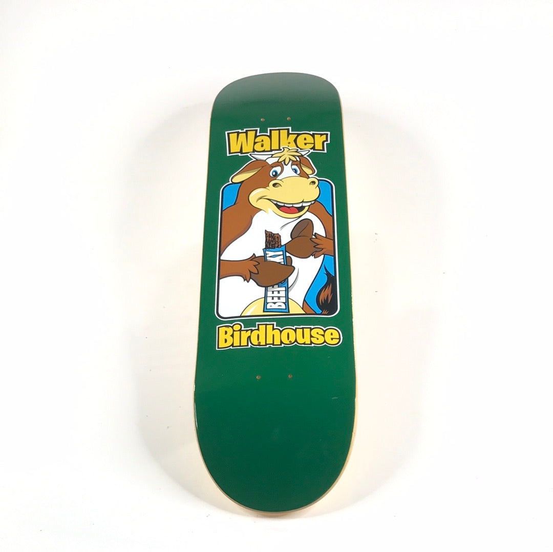 Birdhouse Clint Walker Beef Jerky Green 8.25 Skateboard Deck Long