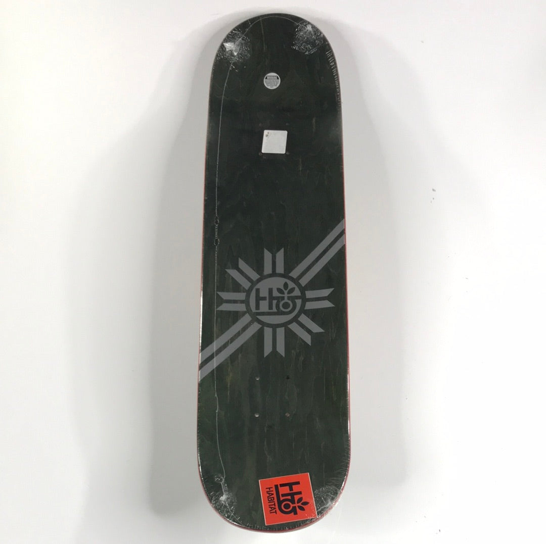 Habitat Crest Green 8.0 Skateboard Deck