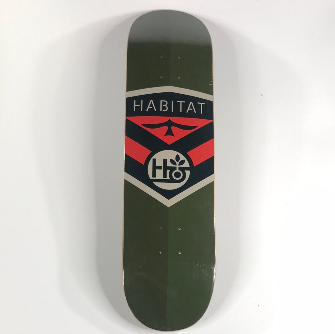 Habitat Crest Green 8.0 Skateboard Deck