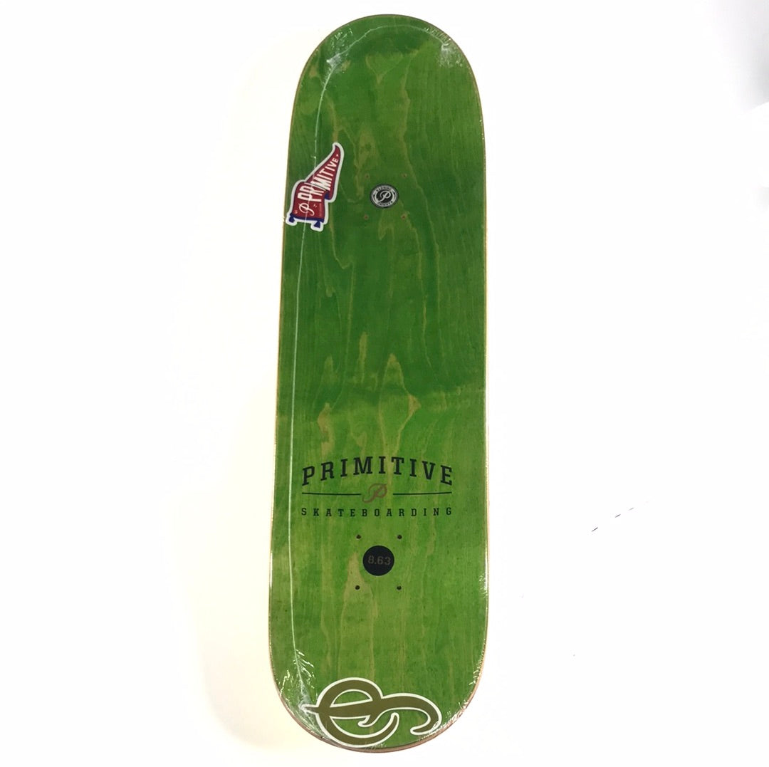 Primitive Paul Rodriguez Fine Gold 8.63'' Skateboard Deck – Long