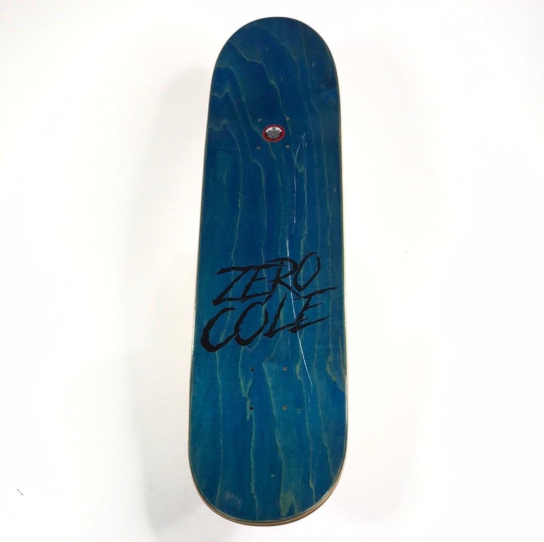 Zero Chris Cole BlackLight Skull And Arrows Black/Neon Skateboard