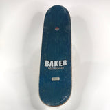 Baker Nuge One Look and You are Stoned White 8.375" Skateboard Deck