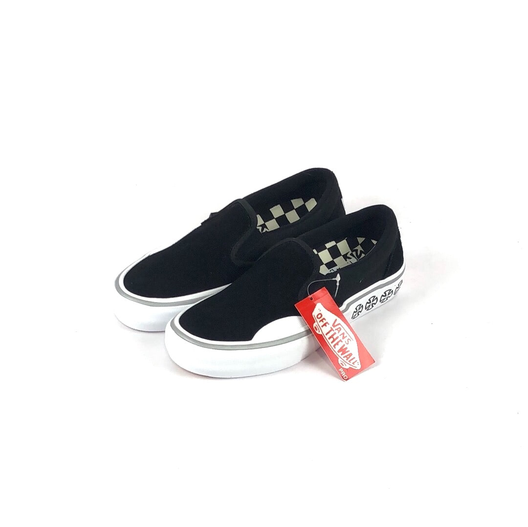 Vans Slip-On Pro (Independent) Black/White US Mens Size 5 – Long