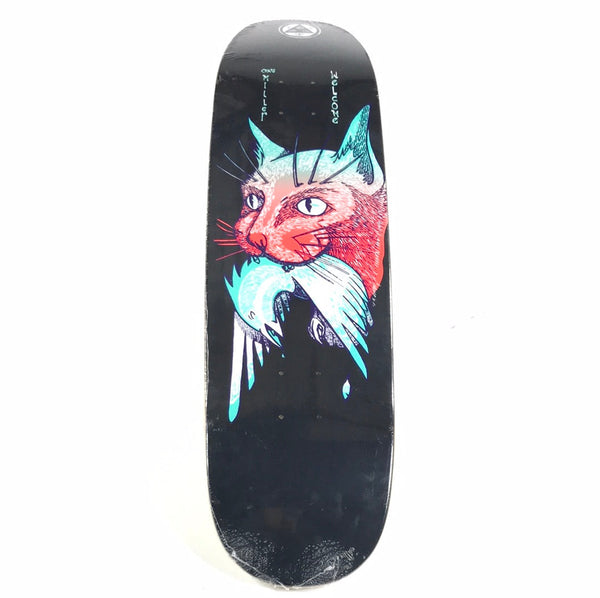 Weclome Chris Miller Cat With A Bird Black/Teal/Red 8.6