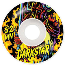 Darkstar Blacklight Yellow 52mm Skateboard Wheels