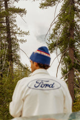 Brixton Ford Number One Wimbledon White Garage Jacket