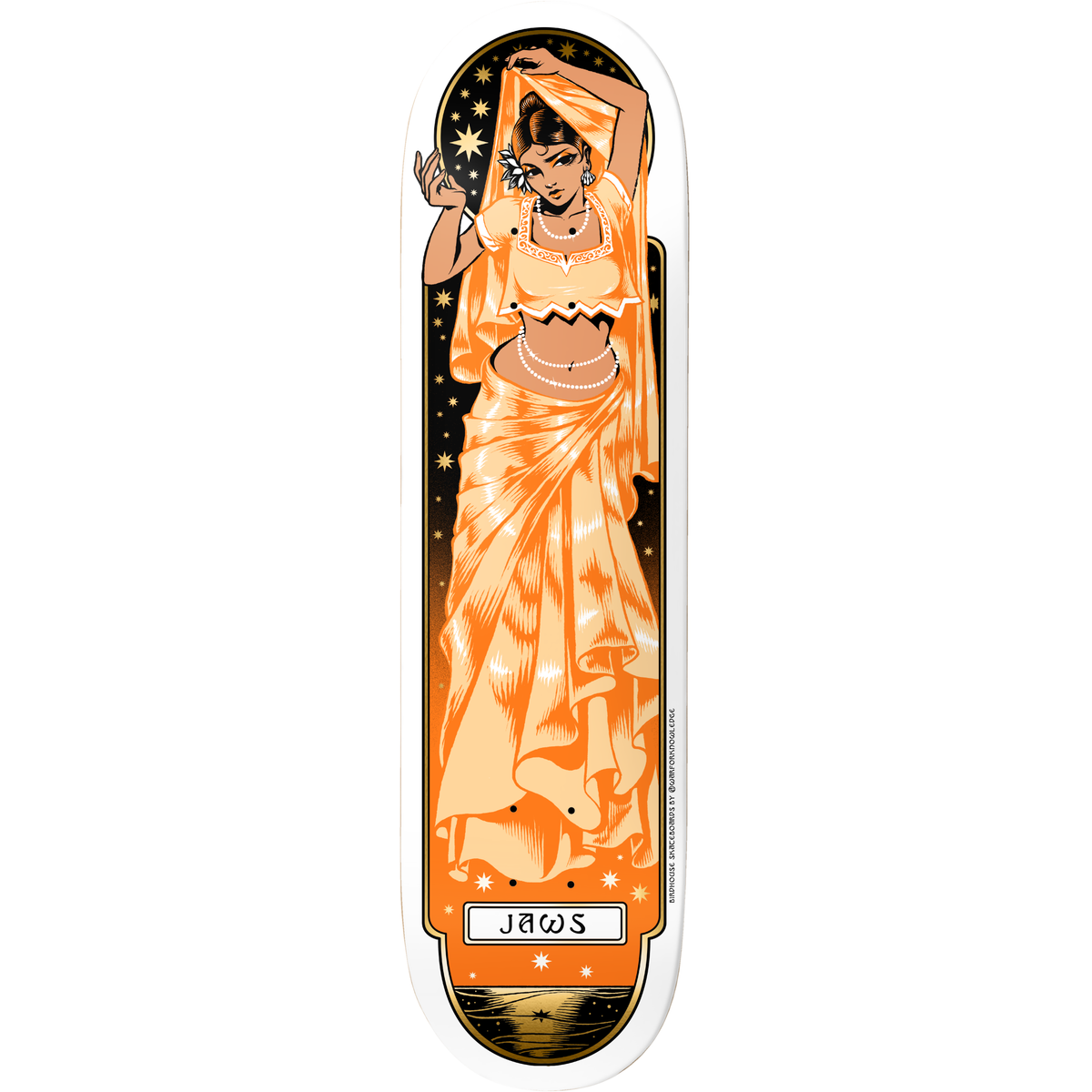 Birdhouse Jaws Divine Aura 8.25" Skateboard Deck