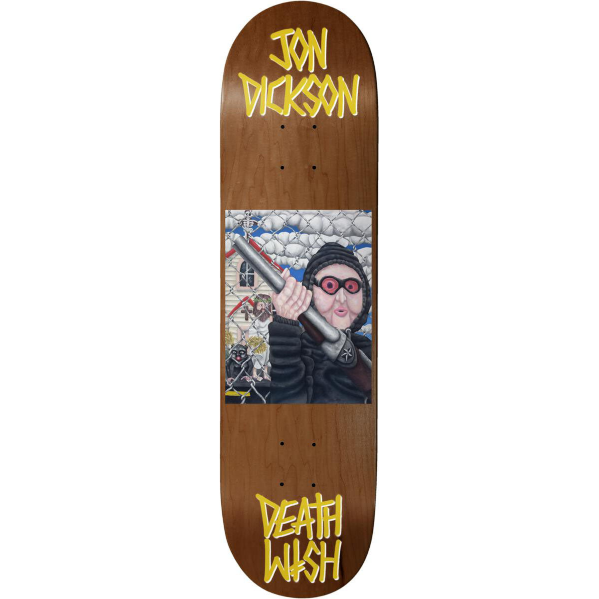 Deathwish Jon Dickson All Screwed Up 8.475" Skateboard Deck