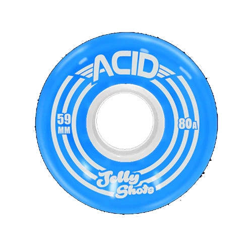 Acid Jelly Shots 80A 59mm Blue Cruiser Wheels