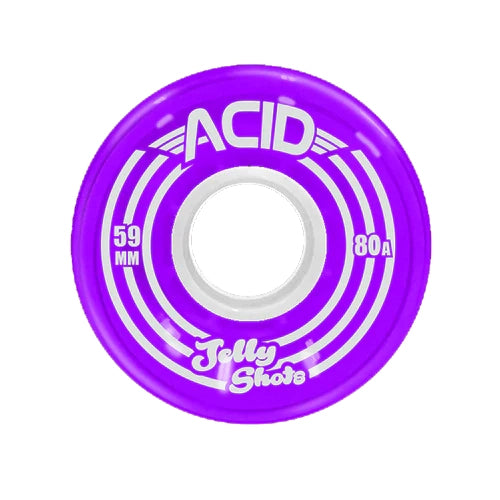 Acid Jelly Shots 80A 59mm Purple Cruiser Wheels