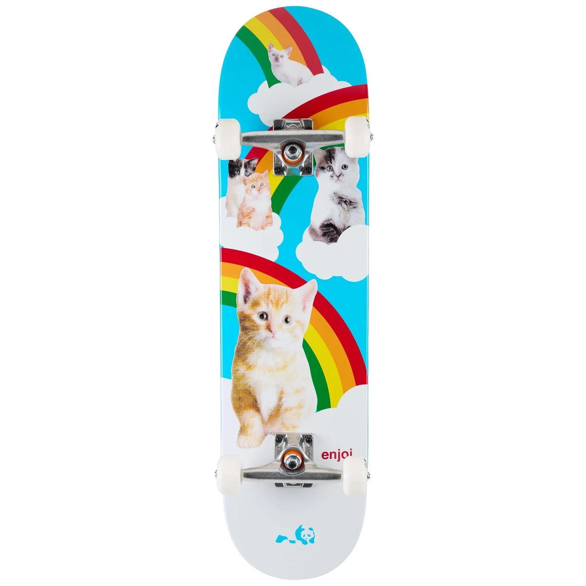 Enjoi Kitten Dreams Soft Top First Push Multi 6.75" Complete Skateboard