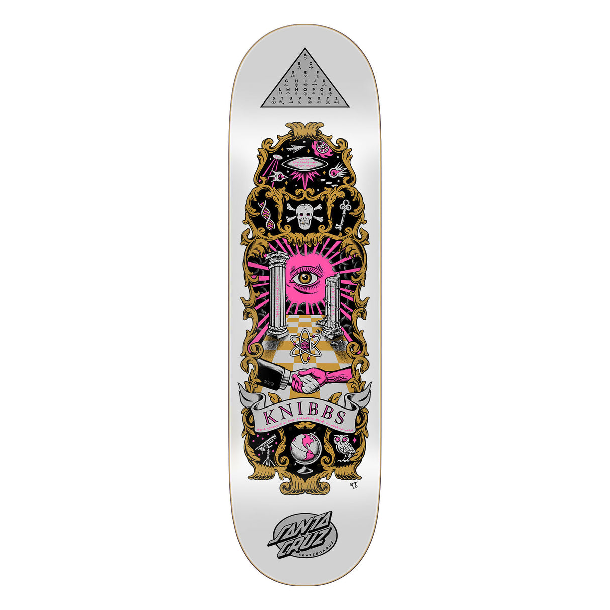 Santa Cruz Knibbs Cryptic Pro 8.5" Skateboard Deck