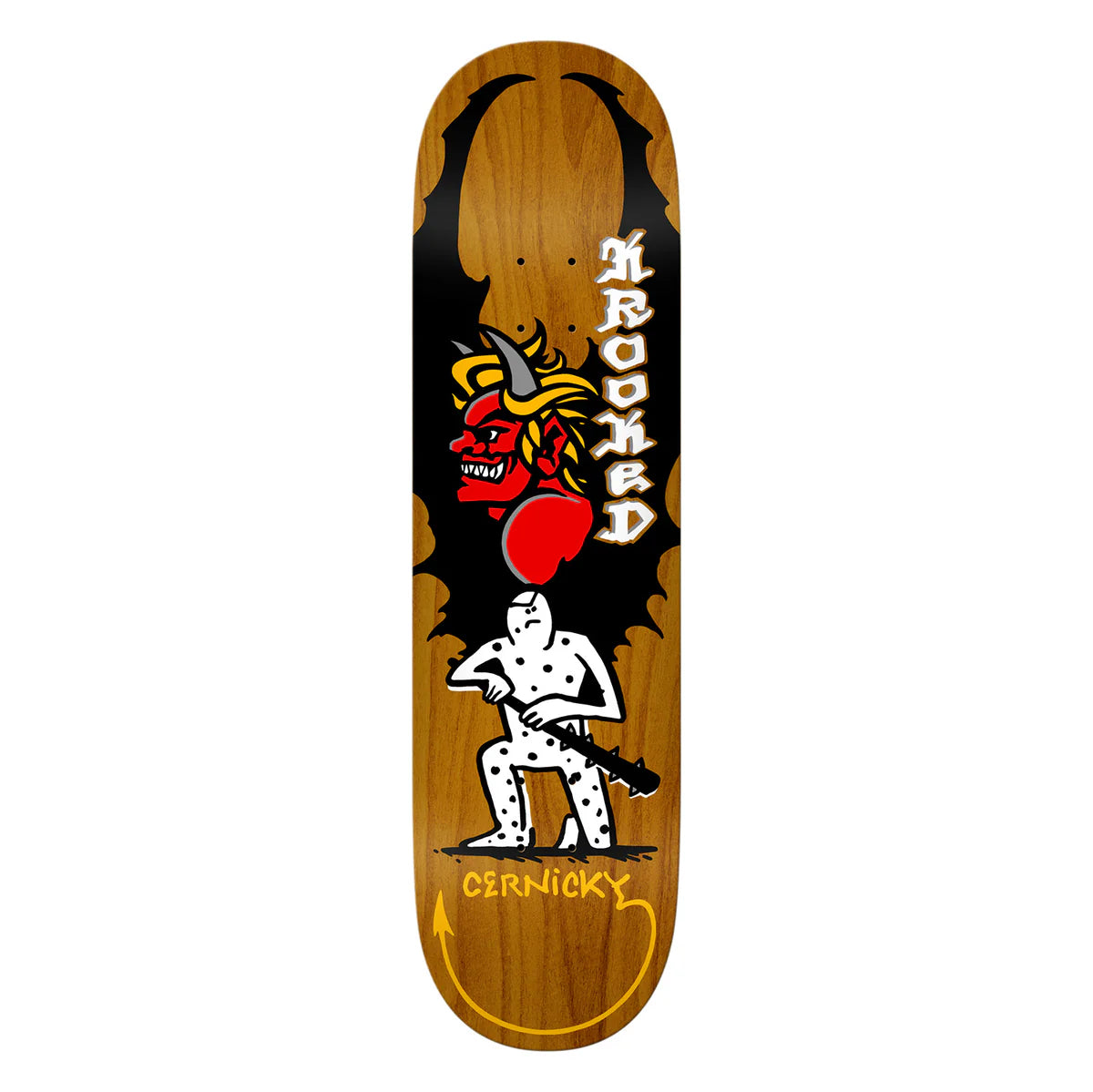 Krooked Eddie Cernicky Devil Ed 8.5" Skateboard Deck