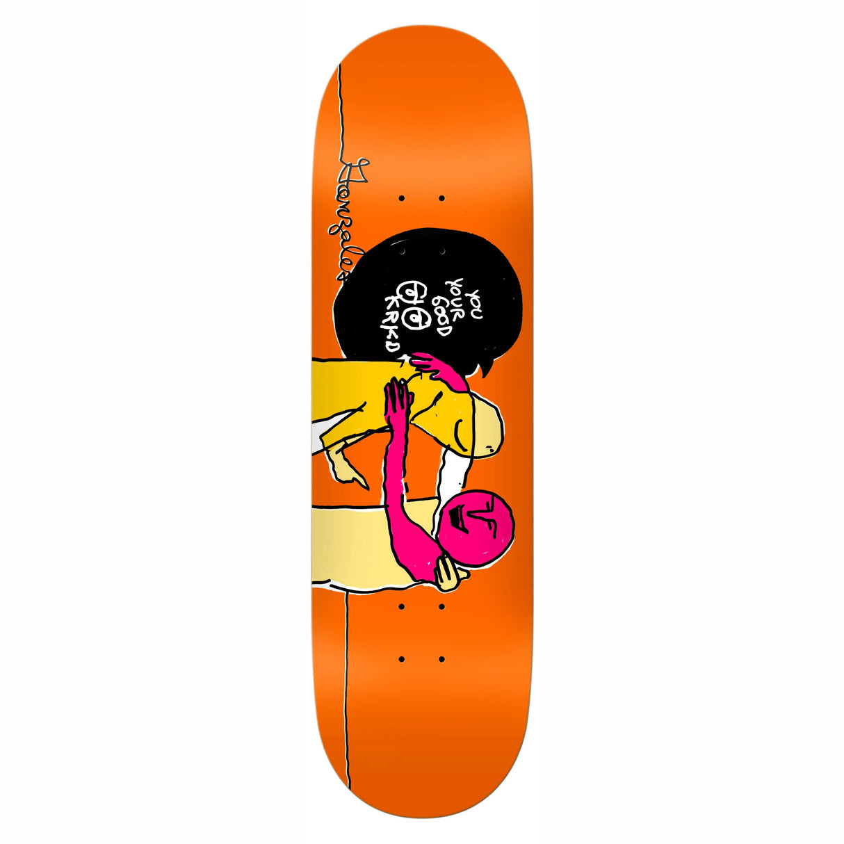 Krooked Gonz Your Good 9.02" Anchor Shape Skateboard Deck