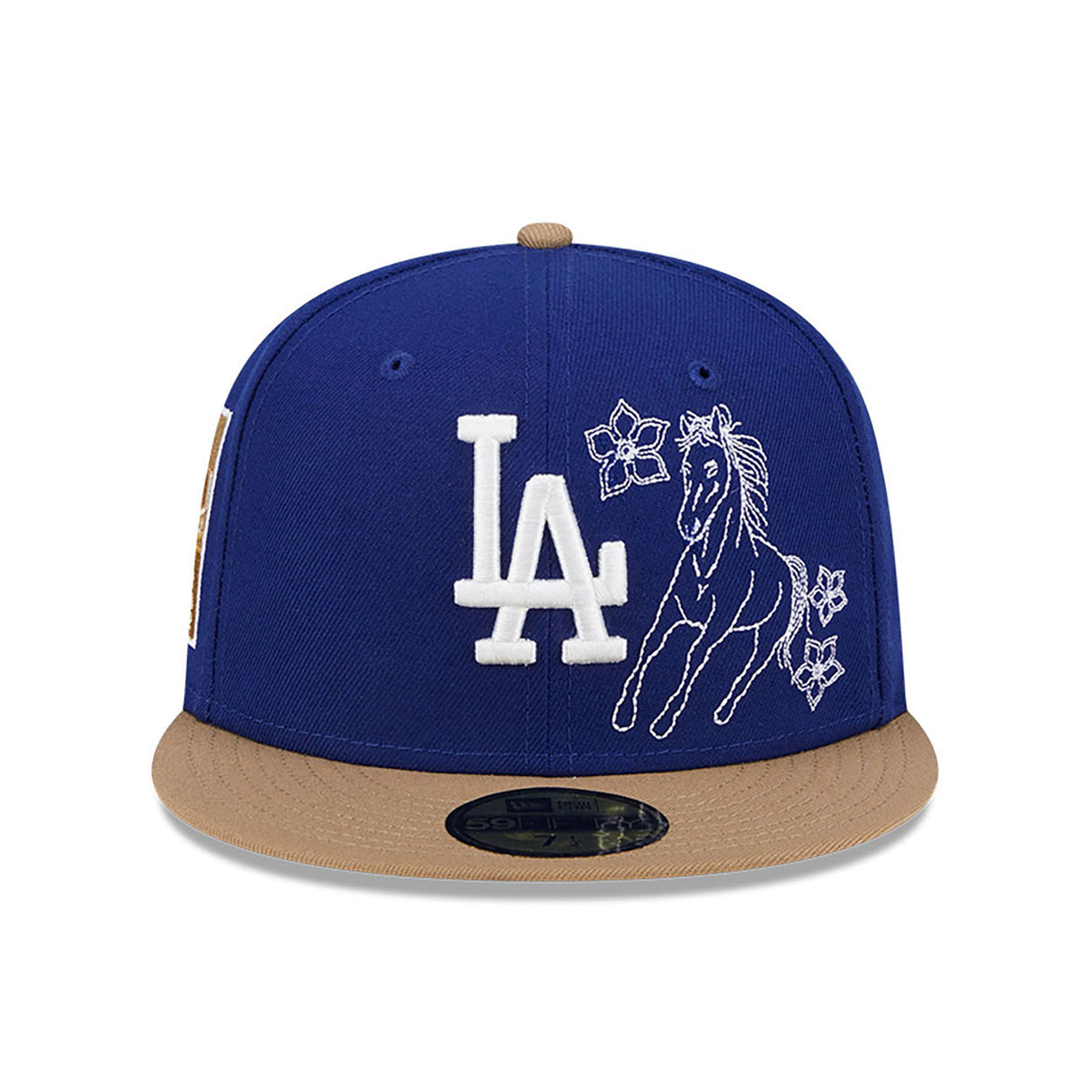 New Era Los Angeles Dodgers Western Khaki Blue & Tan 59Fifty Fitted Hat