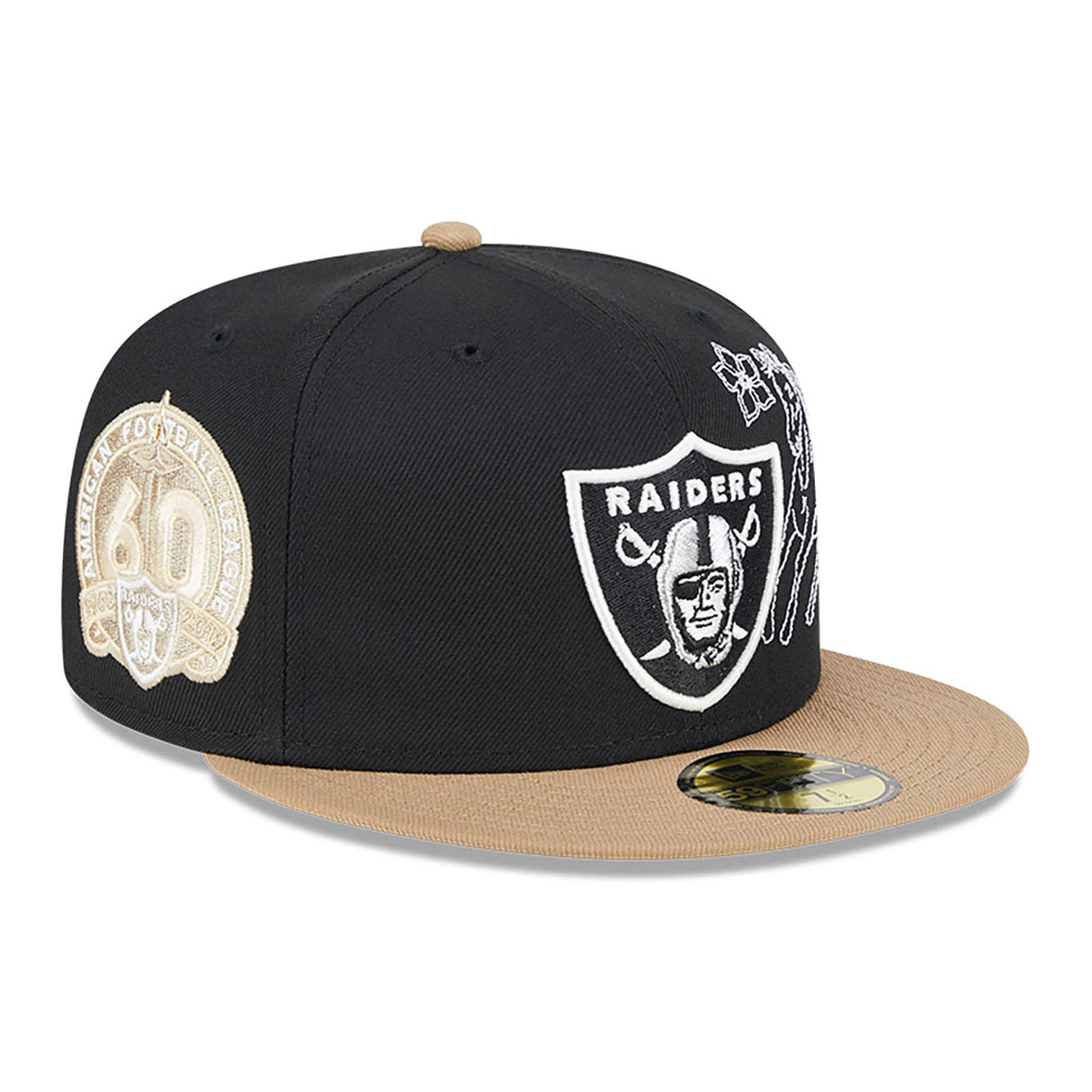 Black and gold raiders hat sales