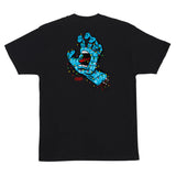 Santa Cruz Stranger Things Screaming Lights Black Heavyweight S/s Shirt