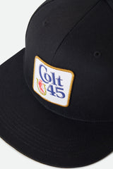 Brixton Colt 45 Black X MP Snapback Hat