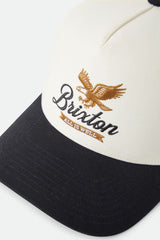 Brixton Well Netplus Whitecap Black Snapback Hat