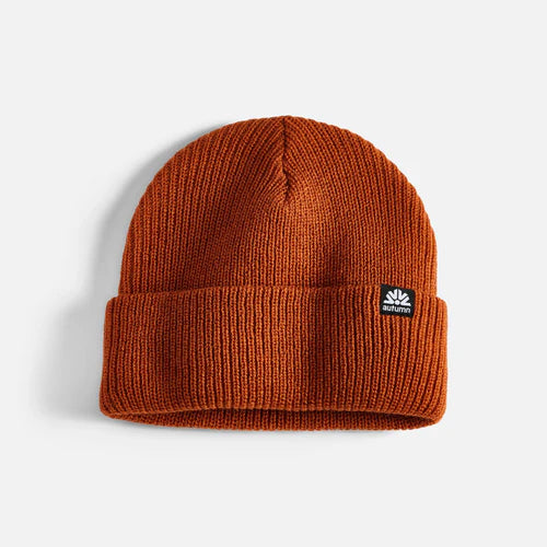 Autumn Simple Rust Beanie