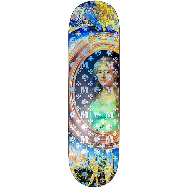 Madness Queen Holograph Swirl Resin 7 8.5" Skateboard Deck