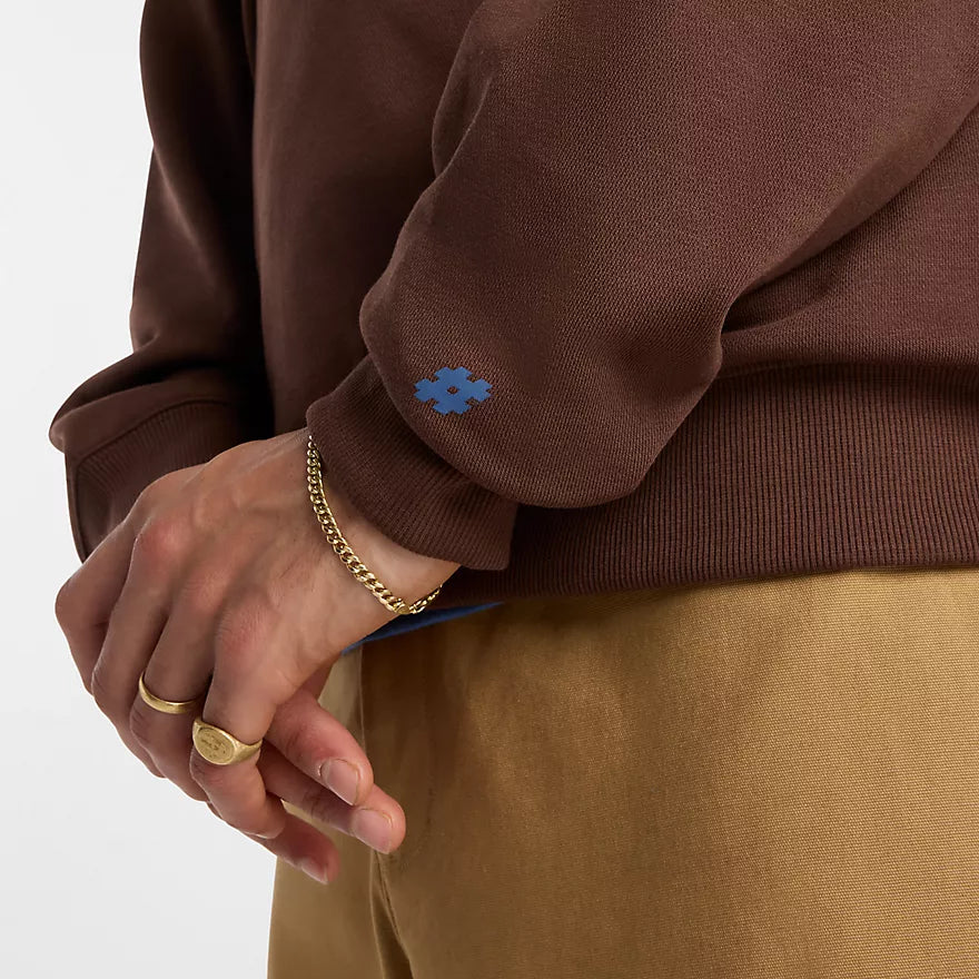 New Balance Numeric Logo Pumpernickel French Terry Crewneck Sweatshirt