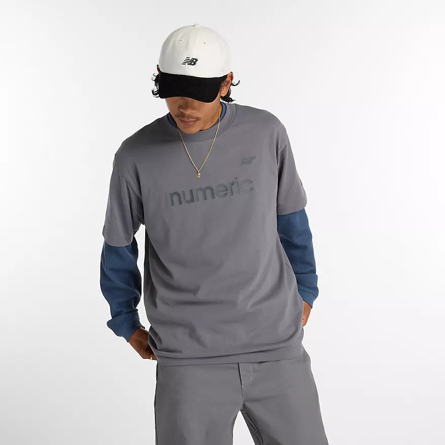 New Balance Numeric Cotton Jersey Castlerock S/s Shirt