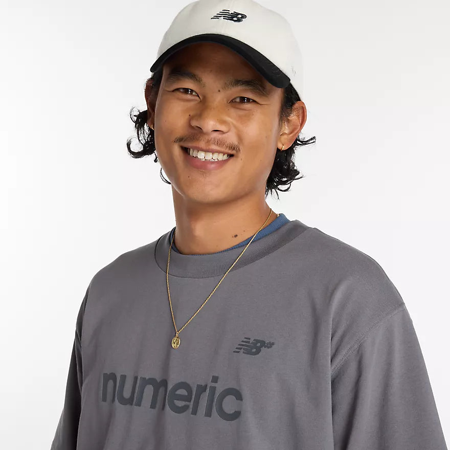 New Balance Numeric Cotton Jersey Castlerock S/s Shirt