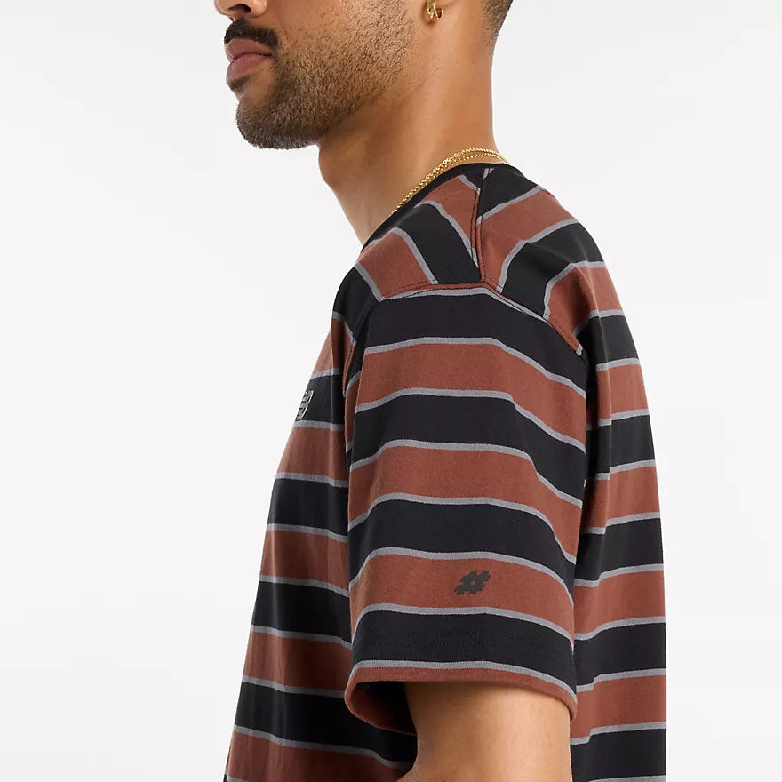 New Balance Numeric NB# Stripe Black S/s Shirt