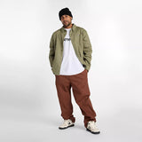 New Balance Numeric Button Up Dark Olivine L/s Button Up Shirt